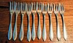 Set van 10 Helweg Amsterdam Zilveren taartvorkjes., Antiek en Kunst, Antiek | Bestek, Ophalen of Verzenden