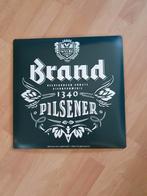 tinplates Brand bier, Verzamelen, Biermerken, Ophalen, Nieuw, Reclamebord, Plaat of Schild, Brand