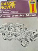 range rover classic handboek vanaf 1970., Auto diversen, Handleidingen en Instructieboekjes, Ophalen of Verzenden