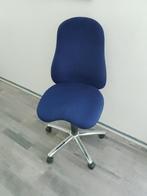 bureau stoel blauw, Ophalen, Gebruikt, Blauw, Bureaustoel