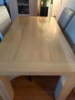 Complete set eettafel met stoelen, afhalen 125 eu., Huis en Inrichting, Tafels | Eettafels, Ophalen, Gebruikt, Rechthoekig, 50 tot 100 cm
