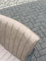 Leren Stoel met Metalen Frame, Huis en Inrichting, Stoelen, Ophalen, Gebruikt, Eén
