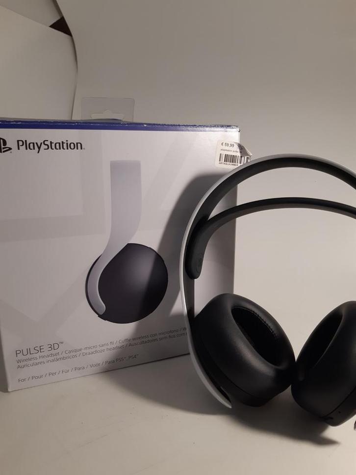 Playstation Pulse 3D Wireless Headset, Computers en Software, Headsets, Zo goed als nieuw, On-ear, Draadloos, Gaming headset, Ophalen of Verzenden