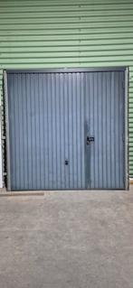 2x kanteldeur met loop deur 2375x2375, Ophalen, Gebruikt, Garagedeur, 120 cm of meer