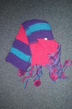Nieuwe leuke dikke Hema sjaal met veel kleuren en franjes, Nieuw, Meisje, Ophalen of Verzenden, Sjaal