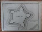 33 / plattegrond van Biervliet Gravure uit 1659 van C Merian, Antiek en Kunst, Ophalen of Verzenden
