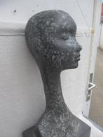 Twiggy stijl - Hoedenhoofd-Pruikenhoofd-Etalage-Hoofd, Antiek en Kunst, Ophalen of Verzenden
