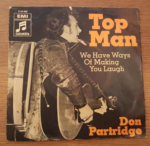 columbia  c 23 920   Don Partridge   Top Man    rock, Cd's en Dvd's, Vinyl Singles, Gebruikt, Single, Rock en Metal, 7 inch, Verzenden