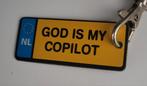 Sleutelhanger - God is my copilot, Ophalen of Verzenden