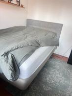 Boxspring 140x200 met hoofdbord - IKEA, Ophalen, Gebruikt, Tweepersoons, 140 cm