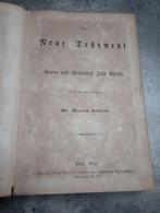 Duitse antieke bijbel nieuwe testament drukjaar 1861, Antiek en Kunst, Antiek | Boeken en Bijbels, Ophalen of Verzenden