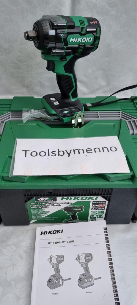 NIEUW HIKOKI WR36DH accu slagmoersleutel/slagmoeraanzetter, Doe-het-zelf en Verbouw, Gereedschap | Boormachines, Nieuw, 600 watt of meer