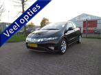 Honda Civic 1.8 Comfort 3e Eigenaar Nette Auto (bj 2008), Auto's, Voorwielaandrijving, Gebruikt, Zwart, 4 cilinders