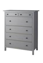Ikea Hemnes Ladekast. 6 Lades Grijs gelazuurd. 108 x 131, Ophalen, Gebruikt, 100 tot 150 cm, 5 laden of meer