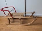 Ouderwetse houten slee met stoeltje, Ophalen, Gebruikt, Overige merken