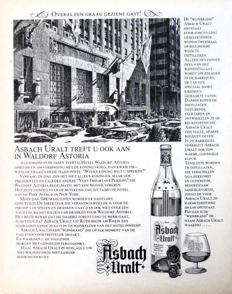 4 vintage advertenties Asbach Uralt wijnen 1981 wijn drank, Verzamelen, Ophalen of Verzenden, Nieuw, Overige typen
