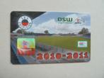 Seizoenclubcard  Excelsior  2010/2011  Groen ongelopen, Ophalen of Verzenden, Zo goed als nieuw, Overige binnenlandse clubs, Overige typen