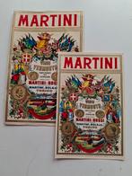 2 Martini etiketten, Ophalen of Verzenden, Zo goed als nieuw, Overige typen, Overige merken