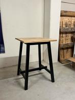 Statafel met houten blad, Ophalen, Zo goed als nieuw