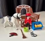 Playmobil Andalusiër en Arabier met paardenbox, 5518 en 5521, Ophalen, Gebruikt