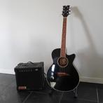 Dean Semi-Akoestische Gitaar + Versterker, Muziek en Instrumenten, Snaarinstrumenten | Gitaren | Akoestisch, Ophalen, Gebruikt