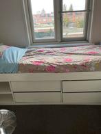 Ikea bed, Huis en Inrichting, Ophalen, Gebruikt, Eenpersoons, Wit