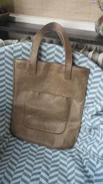 Keecie leren tas, Hungry Harry, 43x36 cm, moss used look, Sieraden, Tassen en Uiterlijk, Verzenden, Gebruikt, Bruin, Shopper