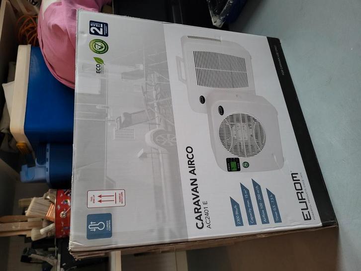 Eurom AC2401 splitairco voor caravan of camper., Witgoed en Apparatuur, Airco's, Zo goed als nieuw, Mobiele airco, 60 tot 100 m³