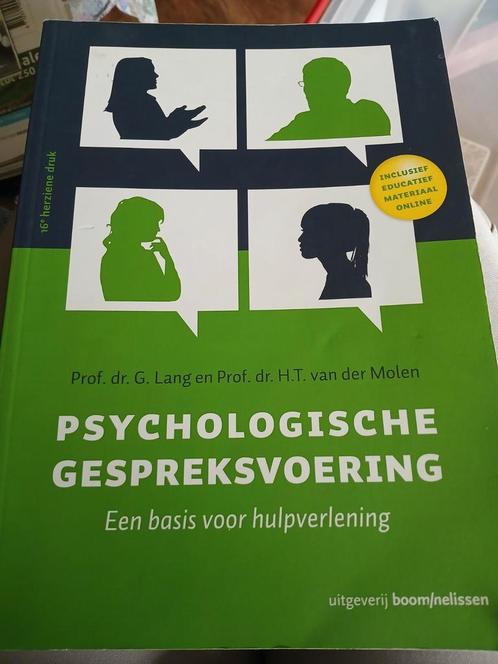 H.T. van der Molen - Psychologische gespreksvoering, Boeken, Psychologie, Ophalen of Verzenden