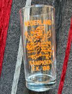 Nederland kampioen ‘88 EK voetbal oranje, Verzamelen, Ophalen of Verzenden, Zo goed als nieuw, Frisdrankglas