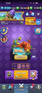 Clash royale Lvl 15, 1 speler, Ophalen of Verzenden, Zo goed als nieuw, Vanaf 3 jaar