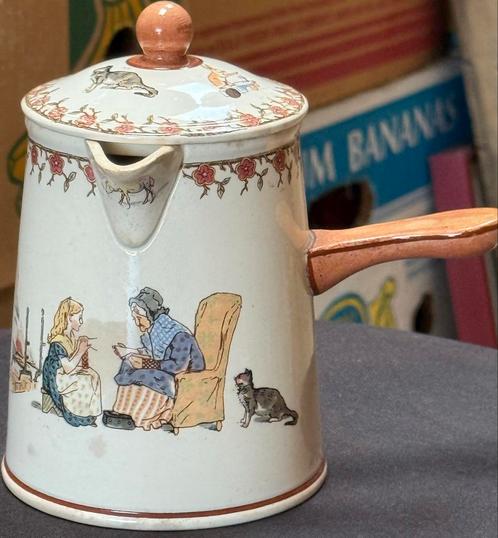 Stroop kannetje Sarregueminus  Frankrijk, Antiek en Kunst, Antiek | Keramiek en Aardewerk, Ophalen of Verzenden