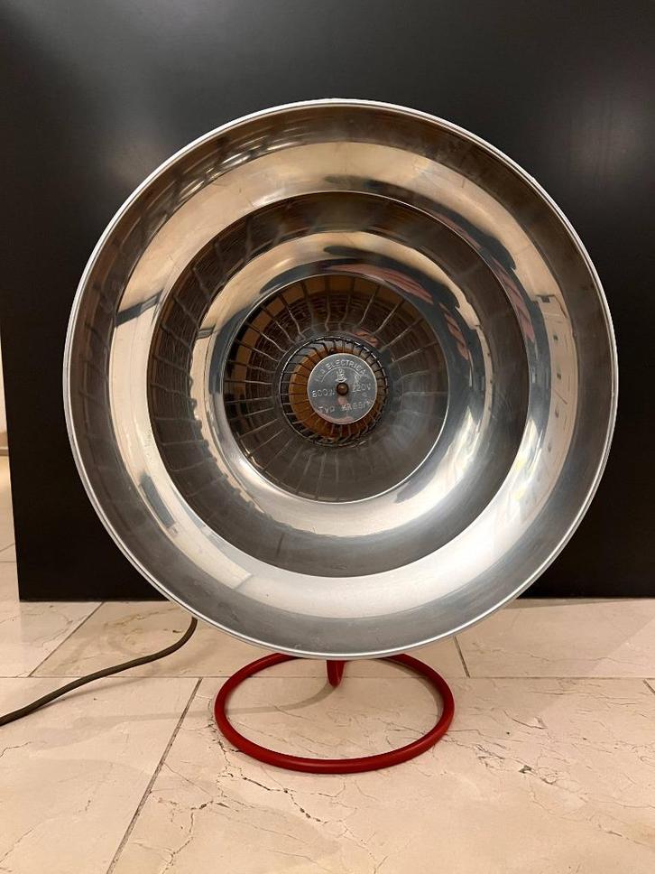 Vintage IKA Electrica Typ KR 65/1 Heater – DDR classic, Huis en Inrichting, Lampen | Tafellampen, Gebruikt, Minder dan 50 cm, Metaal