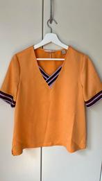 Maison scotch oranje satijne top maat S zgan!, Maison scotch, Oranje, Ophalen of Verzenden, Zo goed als nieuw