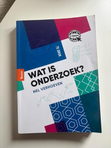 Nel Verhoeven - Wat is onderzoek? 7e druk beschikbaar voor biedingen