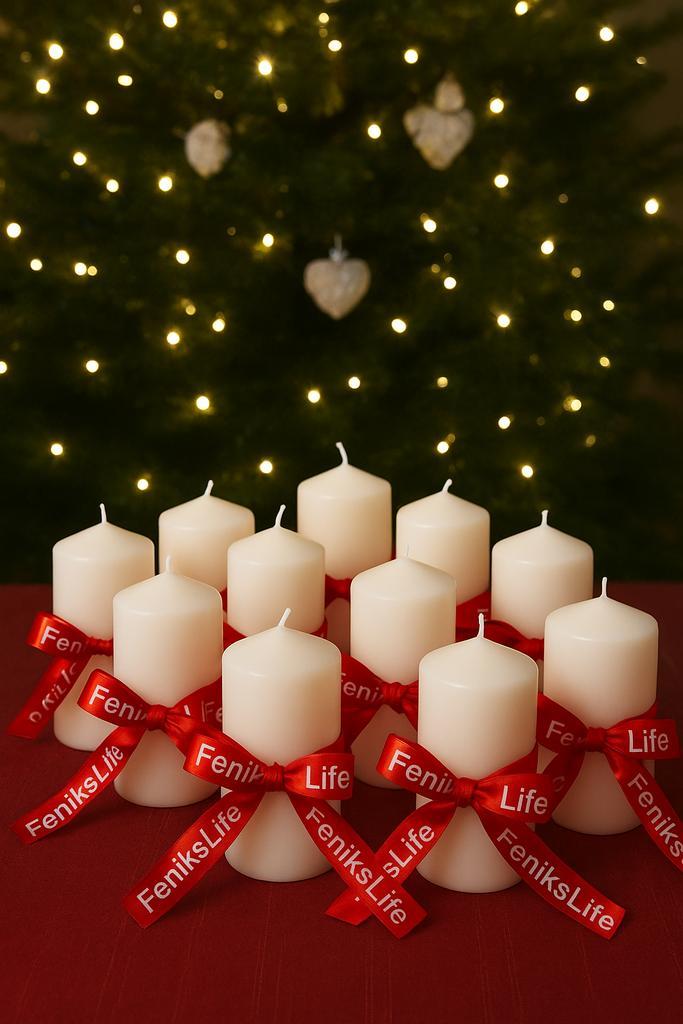 FeniksLife-kaarsen – Steun voor kinderen in nood, Diversen, Kerst, Nieuw, Ophalen of Verzenden