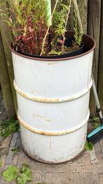 Olievat 200L, Tuin en Terras, Ophalen, Gebruikt, 100 cm of meer, Rond