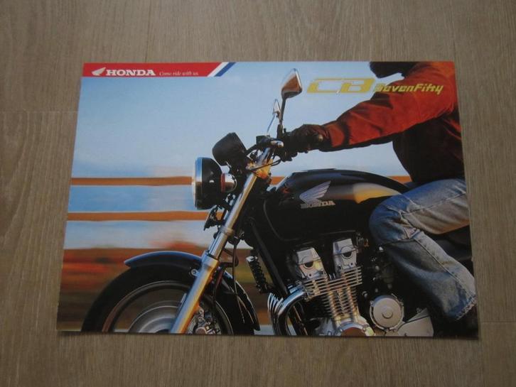 Honda CB 750 Sevenfifty brochure folder 1993 1994, Motoren, Handleidingen en Instructieboekjes, Honda, Ophalen of Verzenden