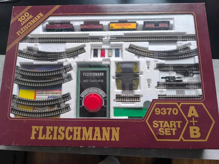 Fleischmann Startset 9370, Hobby en Vrije tijd, Modeltreinen | N-Spoor, Zo goed als nieuw, Treinset, Gelijkstroom, Fleischmann