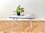 Vintage jaren 50/60 salontafel grafisch formica bijzettafel, Huis en Inrichting, Ophalen, Gebruikt, 50 tot 100 cm, Vintage