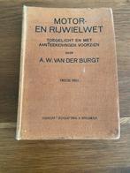 Motor- en Rijwielwet, Verzenden, Zo goed als nieuw, School, Studie en Wetenschap