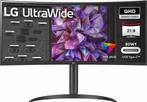 LG 34WQ75C-B - 34" Curved Ultrawide Monitor-USB-C 90W PD-KVM, Ophalen, IPS, Ultrawide, Zo goed als nieuw