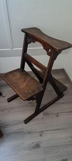 Oud bidstoeltje, Ophalen, Gebruikt, Bruin, Eén