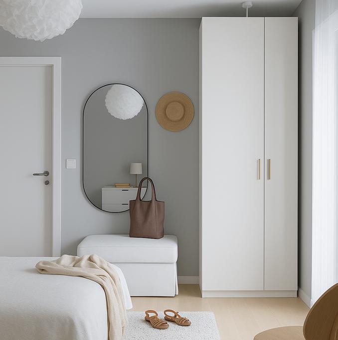 Ikea Pax Kledingkast 0,75 breed Hoogglans Wit, Huis en Inrichting, Kasten | Kledingkasten, Zo goed als nieuw, 200 cm of meer, 50 tot 100 cm