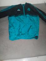 Real Madrid Trainingspak - M Vest, L Broek, Kleding | Heren, Maat 52/54 (L), Zwart, Ophalen of Verzenden, Adidas