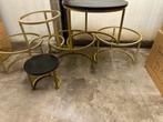 Diverse salontafel frames goud op voorraad opruiming, Ophalen, 50 tot 100 cm, Rond, 50 tot 100 cm