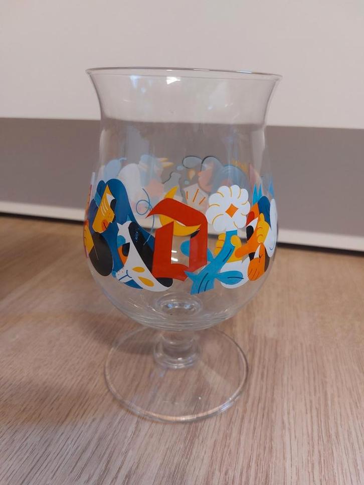 Duvel glas Hedof, Verzamelen, Glas en Borrelglaasjes, Bierglas, Ophalen of Verzenden