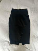 Vanilia kokerrok maat 34 met split, Kleding | Dames, Zwart, Ophalen of Verzenden, Zo goed als nieuw, Knielengte