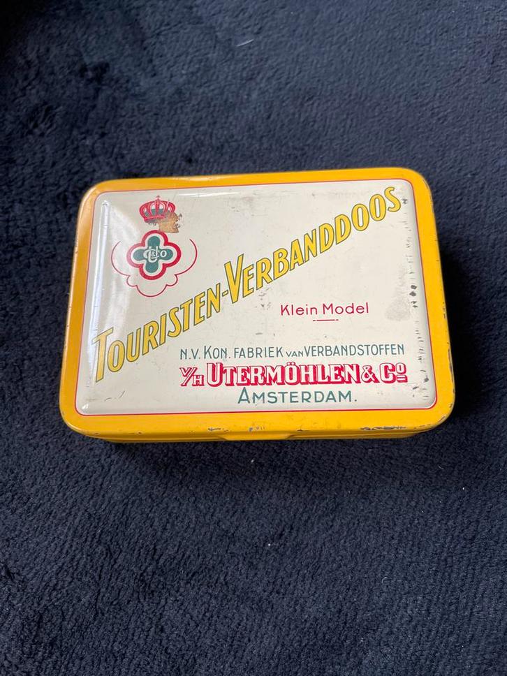Oude Utermöhlen Verbanddoos - Klein Model, Antiek en Kunst, Curiosa en Brocante, Ophalen of Verzenden