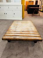 Industriële trolley kar salontafel, Antiek en Kunst, Curiosa en Brocante, Ophalen